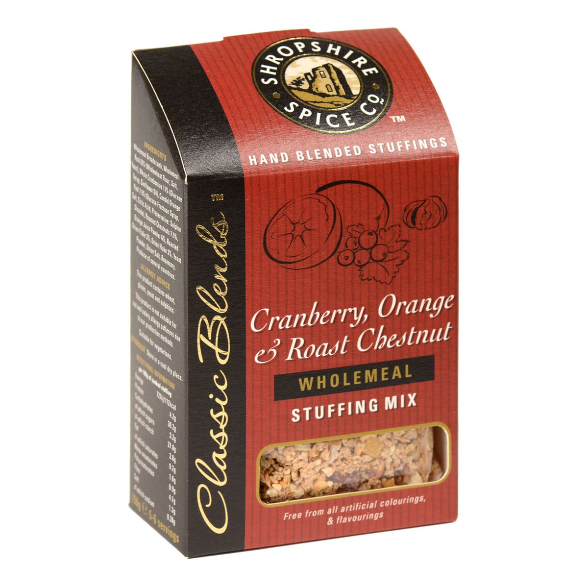 Shropshire Spice Wholemeal Cranberry Orange & Roasted Chestnut Stuffing