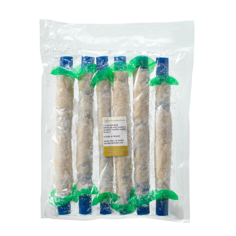 Spooled Silver Vac Hog Casings